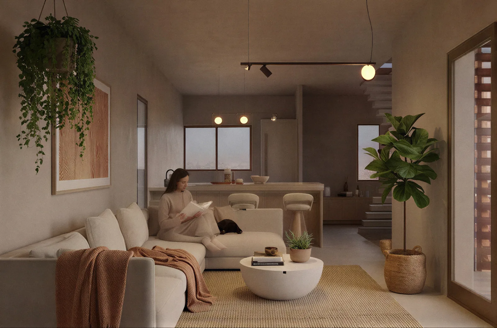 Villa Écrin — Living room